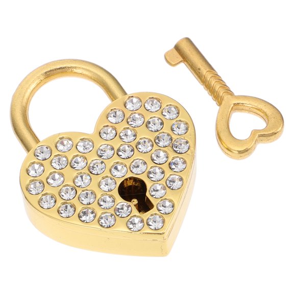 Masteelf Love Lock Travel Tote Bag with Engraved Design and Golden Hotel Padlocks for Secure and Stylish Carrying