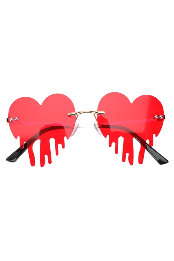 Masteelf Love Tears Sunglasses Increase Holiday Atmosphere