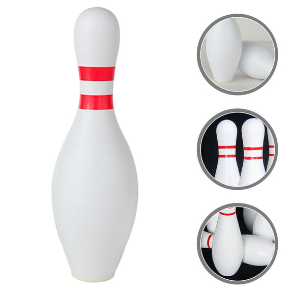 Masteelf Cute Bowling Pin Bank Plastic Bank Decorative Money Saving Jar for Kids and Adults