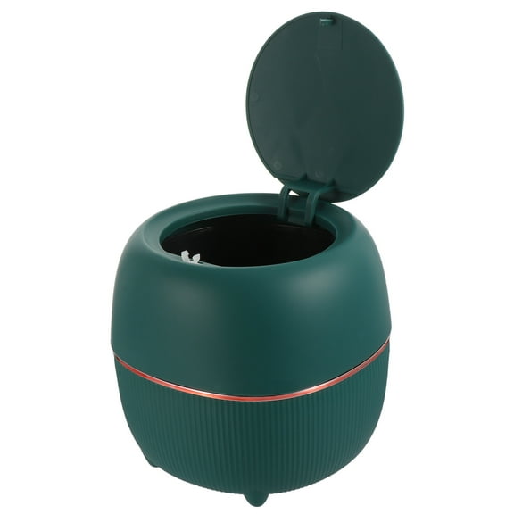 Masteelf Lovely Trash Collector Mini Desktop Waste Bin Recycling Bins Office Green