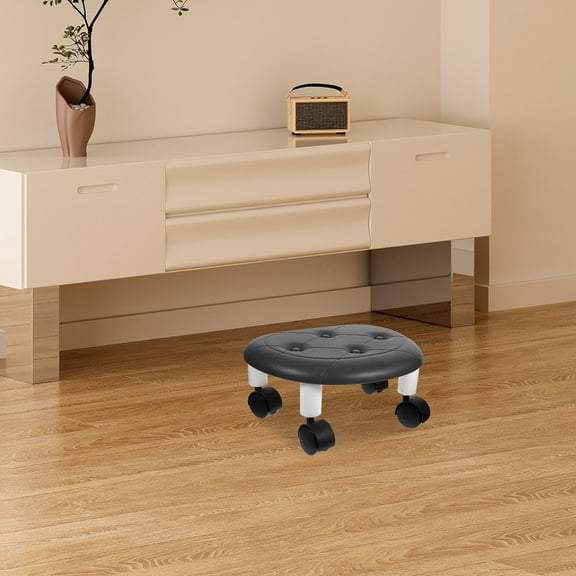 HEATSHAKING Shoe Stool PP Rotatable 1Set 13.2x10.2x5.9in