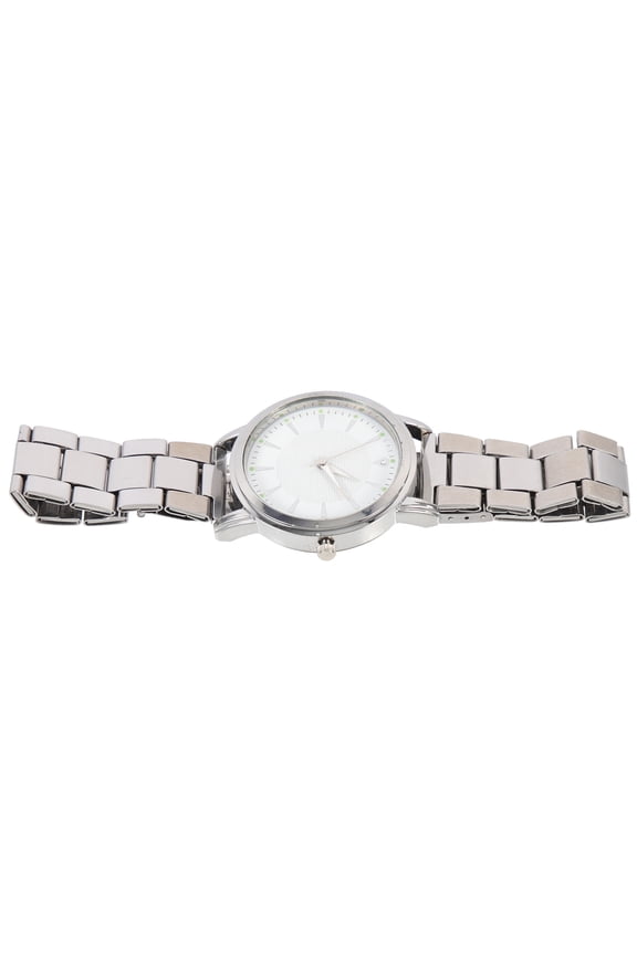 OFFIGAM Men's Stainless Steel Strap Watch with White Dial, Quartz Movement, Stylish Design for Everyday Wear
