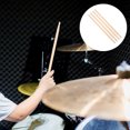 thumbnail image 1 of Masteelf MLINS 2 Pairs Wood Drumsticks for Drums 5A Natural Wooden Drumsticks for Practice and Performance, 1 of 8