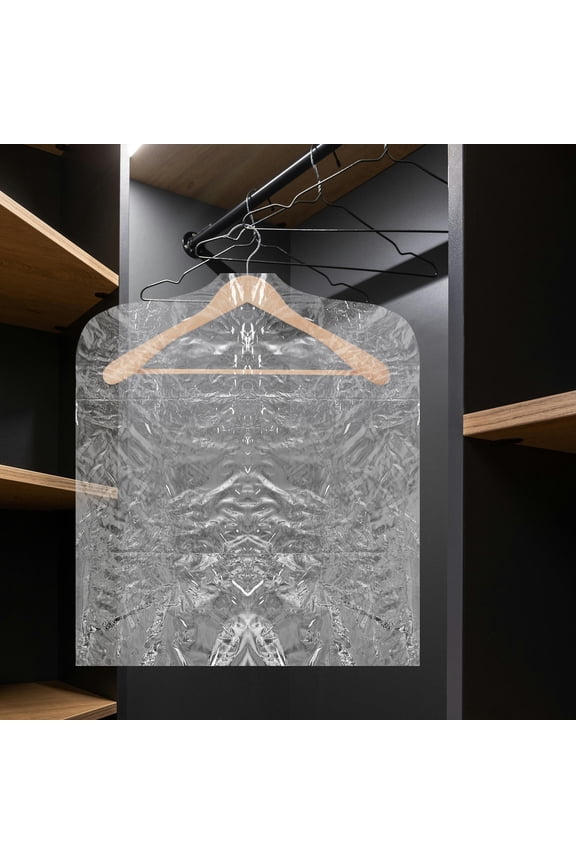MLINS Garment Bag Transparent 1 Set Clothing Cover for Suit Coats Jackets Dress Jacket Cover Suitable for Home Closet Travel