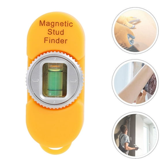 Masteelf Magnetic Finder Portable Screw Detector Metal Detection Tool for Home Use Orange 6.5 x 3.5 x 1 inches