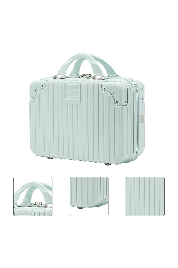 Makeup Case Organizer Travel Cute Toiletry Bag Suitcase Pouches Sky-blue