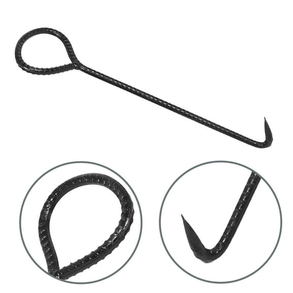 Masteelf Manhole Cover Lifting Hook Tool Multi-Functional Manhole Lifter Utility Hook Manhole Puller for Garden Garage and Warehouse