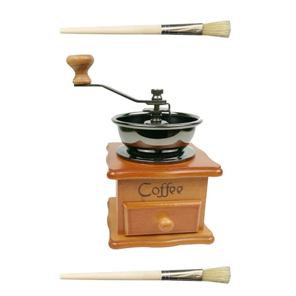 Masteelf Compact Ceramic Coffee Bean Grinder with Hand Crank for Home Use Easy to Clean Multi Color 1 Set