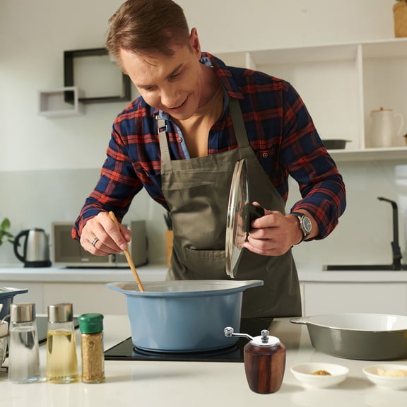 Masteelf Manual Pepper Grinder Coffee Bean Grinding Tool Wooden Pepper And Salt Grinder Portable Coffee Bean Grinder Pepper Grinder Kitchen Gadgets