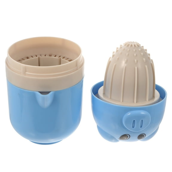 LOLIPPYY Portable Manual Juicer Random Color for Fruit and Other Food 1Pcs 3.14X3.14X6.09in