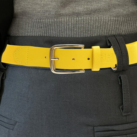 Masteelf Mens Baseball Belt for Youth Softball Protective Student Yellow