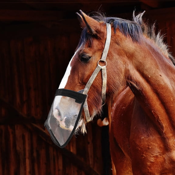 Masteelf Mesh Mask Mesh Horse Face Mask Horse Supply