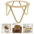 thumbnail image 1 of HEATSHAKING Golden Iron Fruit Tray Storage Rack for Garden 1Pack 6.3X6.3X3.9in, 1 of 8