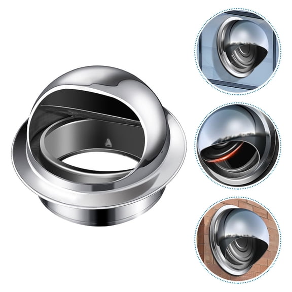 Masteelf Metal Chimney Cap Chimney Cowl Rain Cover Protector Cap Ending Roof Cowl