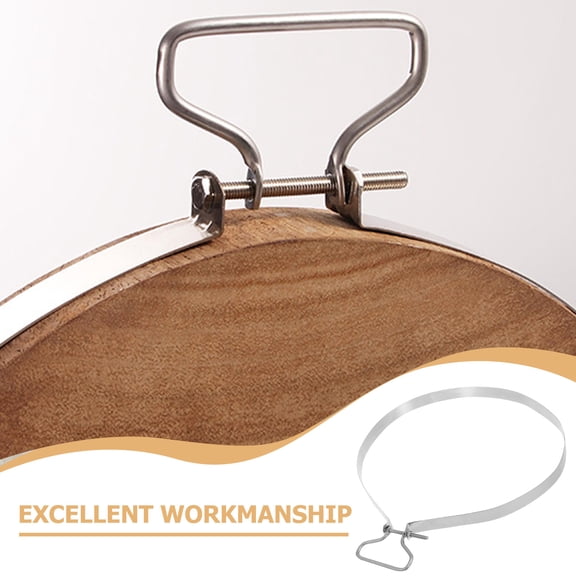 Masteelf Metal Cutting Board Ring Board Hoop For Fixing Chopping Boards 37-39cm Anti-Crack Clamp For Effective Food Preparation Kitchen Tool