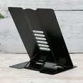 thumbnail image 1 of Masteelf  Metal Reading Shelf Book Holder Stand Adjustable Folding Black, 1 of 8