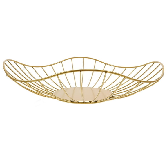 Masteelf Metal Wired Fruit Basket Food Storage Container Snack Basket for Kitchen