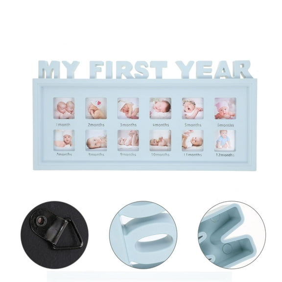 Masteelf Milestone Growth Memorial Photo Frame Baby First Year Picture