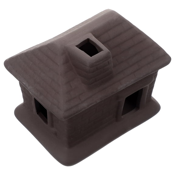Masteelf Mini House Statue Ceramic Tiny House Small House Bonsai Landscape House Decoration