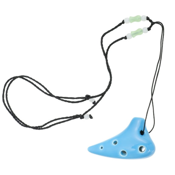 Masteelf  Mini Ocarina Dolomite Ceramics Music Instrument Kids Gifts Preschool Child Blue