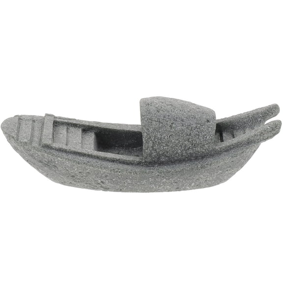 Masteelf Miniature Boat Ornaments Realistic Miniature Beach Boat For Home Decor Tiny Landscape Boat Decoration For Dollhouse Accessories