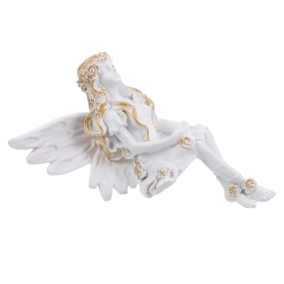 Masteelf Miniature Resin Statue Ornaments Mother 9.00X7.20X6.00CM White