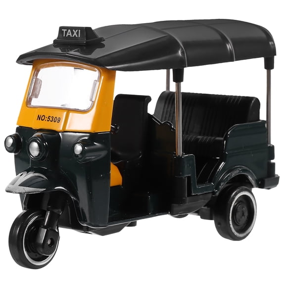 Masteelf Miniature Tricycle Modeling Model Old-fashioned Tricycle Figurine Desktop Adornment