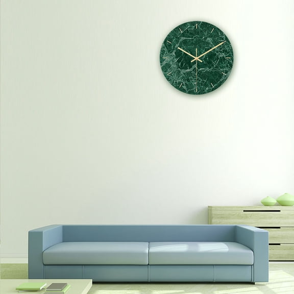 Masteelf Modern Acrylic Wall Clock for Room Decor Silent Mechanism Clear Numbers Multi Color 12 Inch