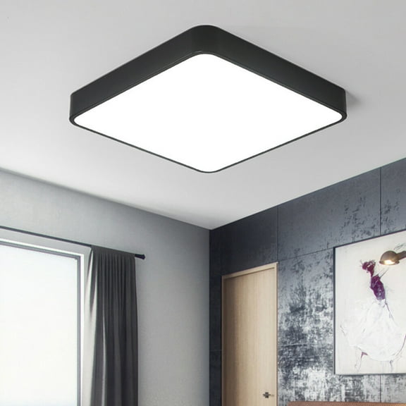 HEATSHAKING Modern Ceiling Led Lights Black PVC 1Set