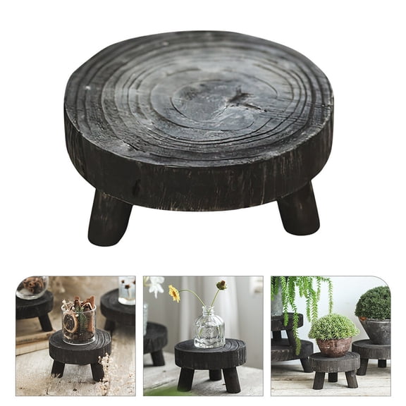 Masteelf  Modern Decor Solid Wood Pallet Indoor Decoration Round Tray