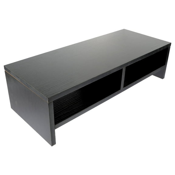 WRITWAA Computer Shelf Black Wooden 1Piece 19.7X7.9X5.2In