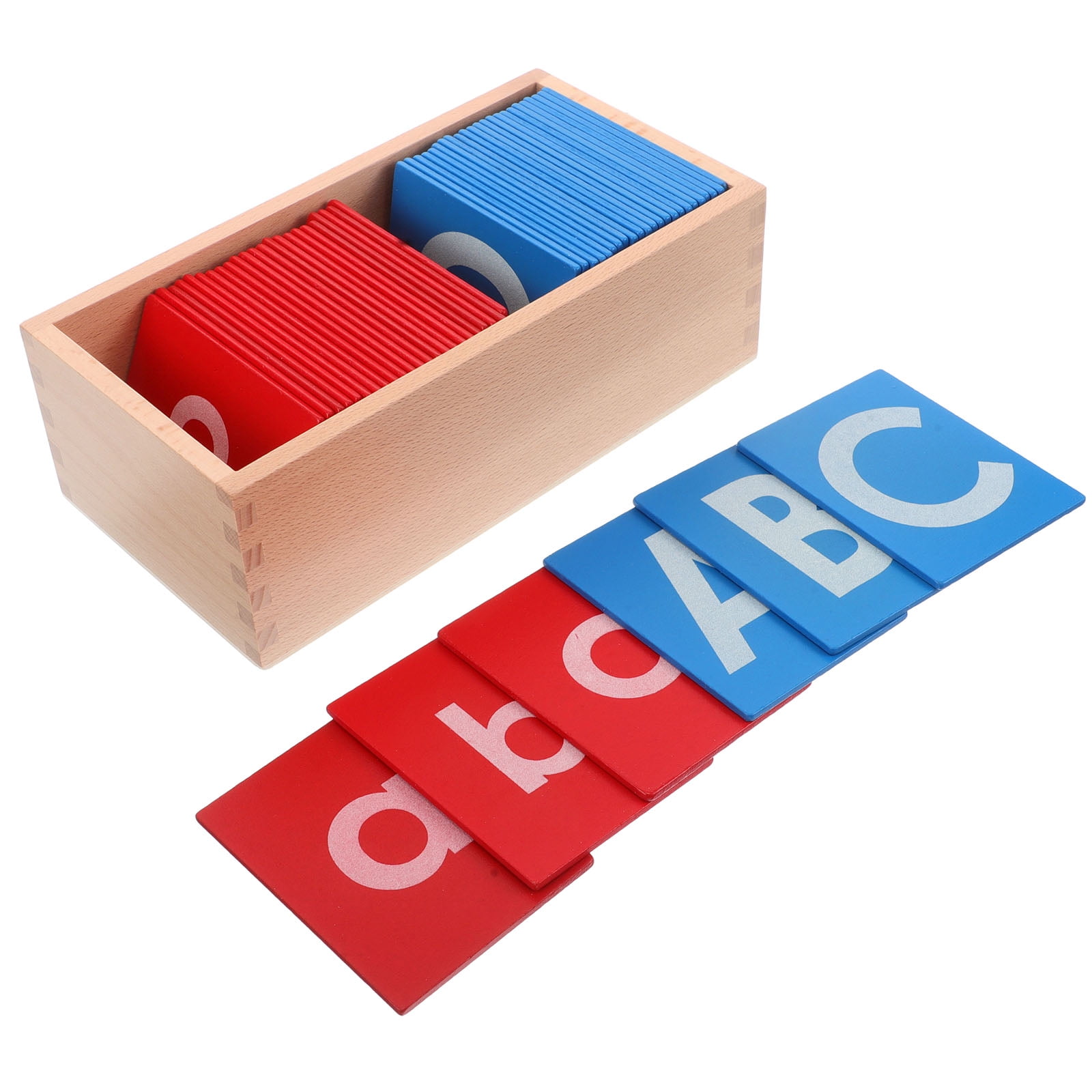 Masteelf Montessori Alphabet Board with Sandpaper Letters Wooden ...