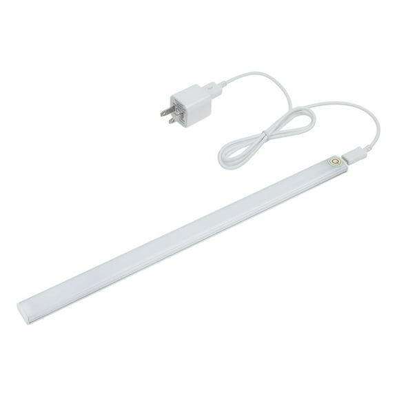 Masteelf Motion Sensor Light with 21 Bright LEDs for Closets Cabinets Stairs USB Powered White Acrylic and Aluminium 7.87 Inches