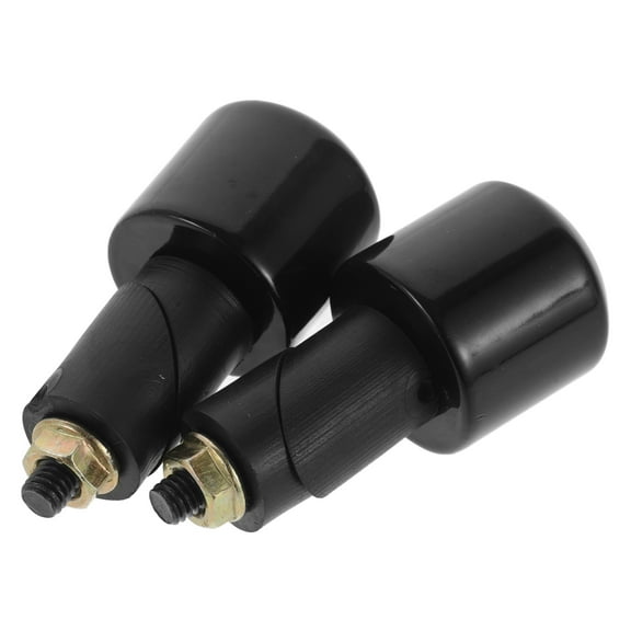 Masteelf Motorcycle Bar Ends Solid Handle Converter Tensioner ATV Black
