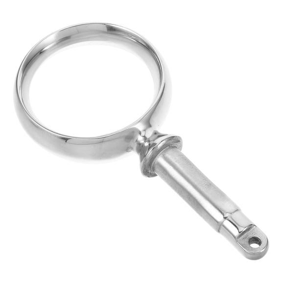 Masteelf Mount Paddle Brackets Oarlock Oar Ring Bracket 13.00X6.30X2.00CM Silver