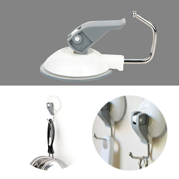 Masteelf Multi Suction Cup Hooks for Holding Coat Heavy Duty ABS Material Easy to Install and Remove 3pcs