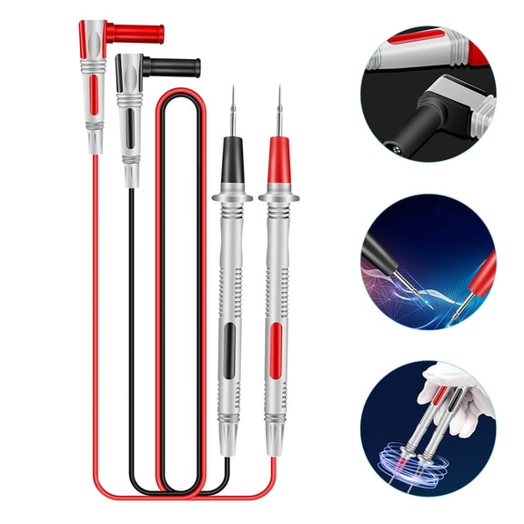 Masteelf  Multimeter Leads Alligator Clips Test Cables Para Tester Tips Replacement Probe