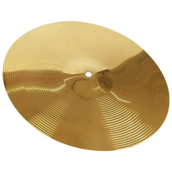 KALLORY  Golden Alloy Drum Crash Cymbals Durable and Lightweight
