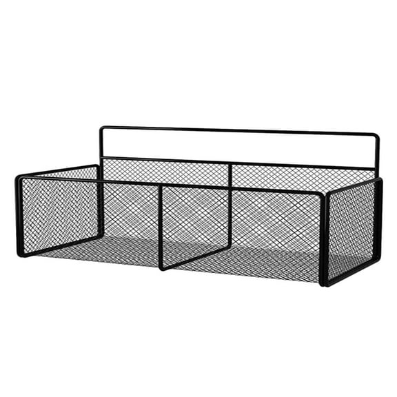 Masteelf  Nail Free Rack Hanging Shelf Tote Bag Multifunctional Storage Travel Black