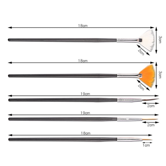 Masteelf  Nail Striping Brushes Application Tool Art Pen Kit