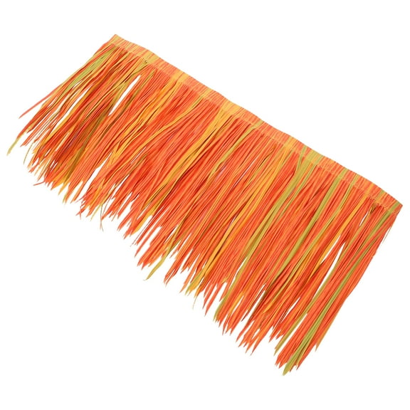Masteelf Realistic PE Thatch Grass Roof for Tiki Bar Decor Durable Artificial Garden Fence Patio Decoration 1.5mm