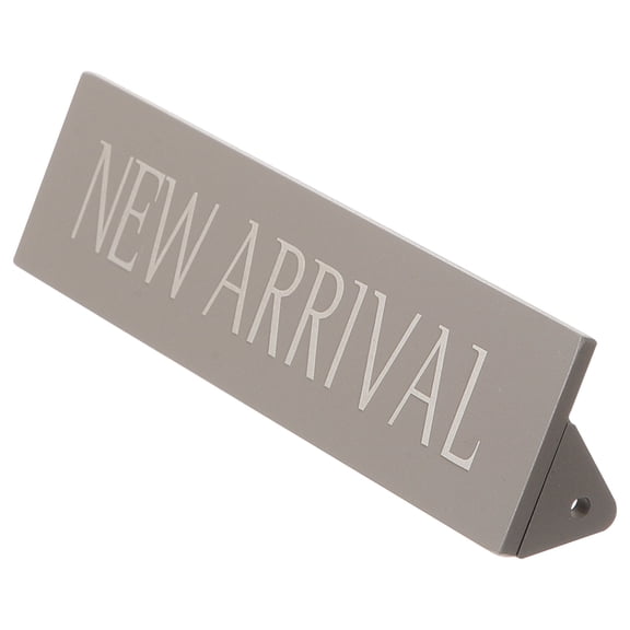 Masteelf New Arrival Metal Sign Marking Merchandise Sign Arrival Metal Display Sign Store Supply