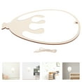 thumbnail image 1 of Masteelf Nordic Style Adorable Nursery Decorative Wall Mirror for Kids Bathroom and Bedroom with Hanging Ornament, 1 of 8