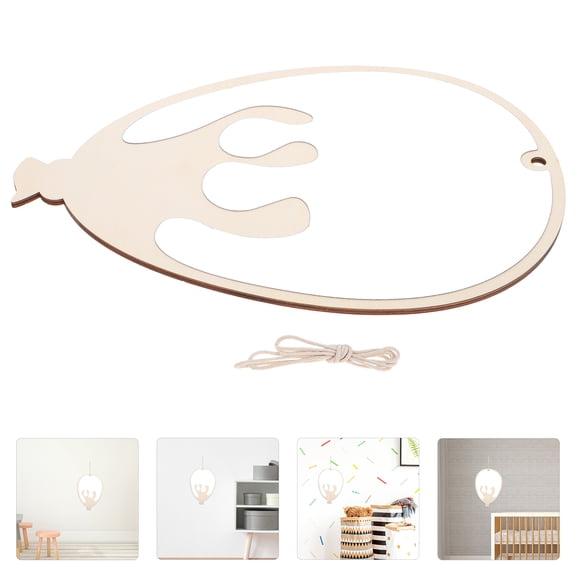 Masteelf Nordic Style Adorable Nursery Decorative Wall Mirror for Kids Bathroom and Bedroom with Hanging Ornament