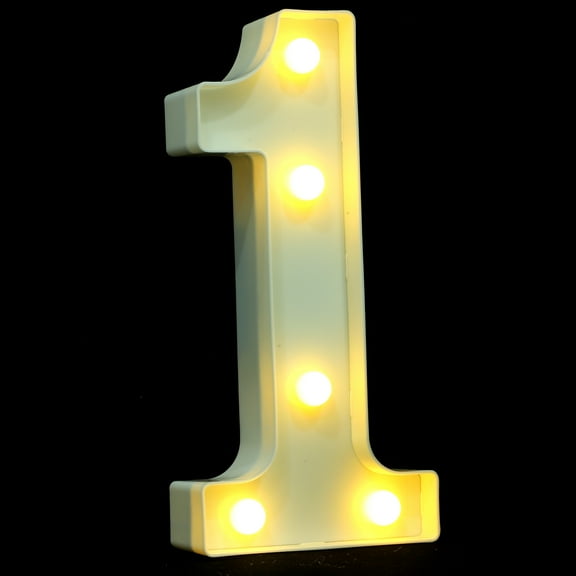 Masteelf  Number Numbers 1 Modeling Light Practical LED Lamp Baby