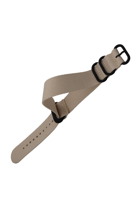 Nylon Canvas Watch Strap Smart Gym Straps for Men Man Miss Beige