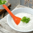 thumbnail image 1 of IDEANATEGRATE Serving Spoon Spoons for Soup Orange Plastic 6Pcs, 1 of 7