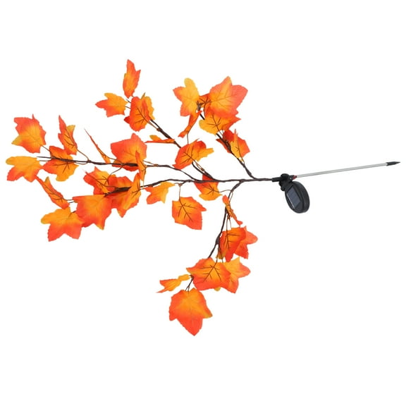 Masteelf Solar Outdoor Decorative Spot Lights, Orange Garden Lamp Insert for Yard, Patio, Pathway Lighting