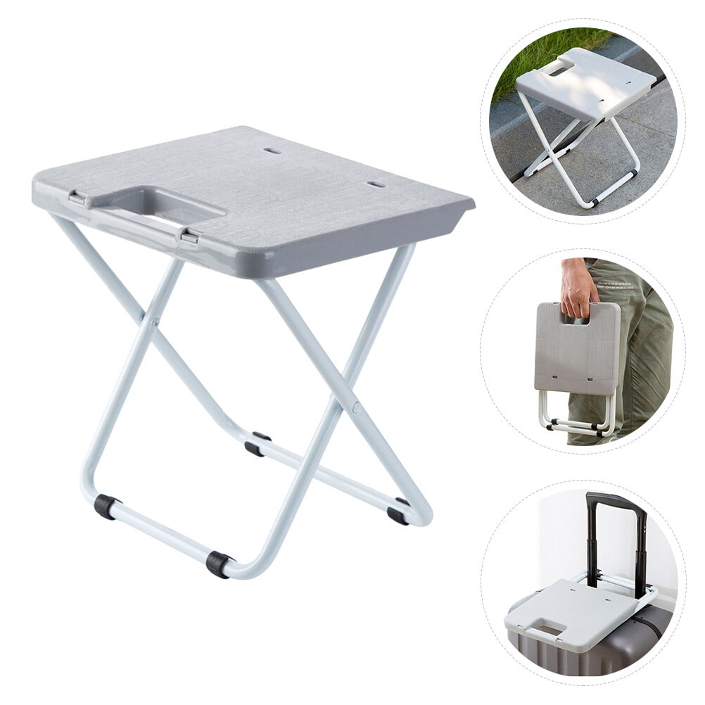 Masteelf Outdoor Fold up Stool Portable Folding Chairs Foldable ...