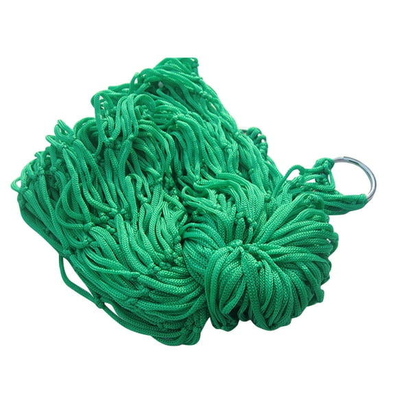 Masteelf Outdoor Leisure Mesh Rope Hammock Nylon Hanging Hammock Sleeping Net Bed for Outdoor Camping Hiking Picnic ( Green )
